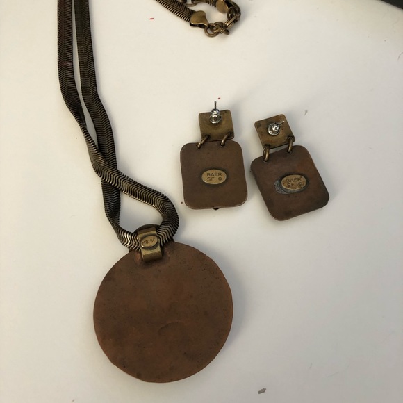 Baer SF Vintage Necklace and Earring Set - Picture 8 of 9